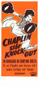Chaplin sl�r knock-out (1955) Poster 30x70cm Charlie Chaplin