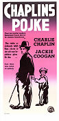 Chaplins pojke 1921 poster Jackie Coogan Edna Purviance Charlie Chaplin Hitta mer: Silent movie Barn