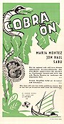 Cobra�n (1949) Poster 30x70cm Maria Montez