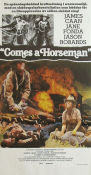 Comes a Horseman 1978 poster James Caan Jane Fonda Jason Robards Alan J Pakula Hästar Romantik