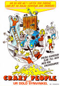 Crazy People 1986 poster Bill Flynn Emil Nofal Filmen från: South Africa