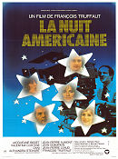 Dag som natt 1973 poster Jacqueline Bisset Francois Truffaut