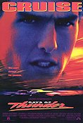 Days of Thunder (1990) Poster 68x102cm USA Tom Cruise/Robert Duvall/Nicole Kidman/Jerry Bruckheimer