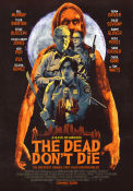 The Dead Don´t Die 2019 poster Bill Murray Adam Driver Tom Waits Iggy Pop Jim Jarmusch