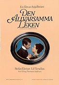 Den allvarsamma leken 1977 poster Stefan Ekman Lil Terselius Anja Breien Text: Hjalmar Söderberg