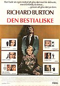 Den bestialiske (1973) Poster 70x100cm Richard Burton/Raquel Welch