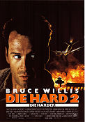 Die Hard 2 1990 poster Bruce Willis William Atherton Bonnie Bedelia Renny Harlin Flyg