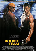 Double Team 1997 poster Jean-Claude Van Damme Dennis Rodman Mickey Rourke Hark Tsui Kändisar