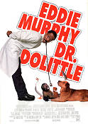 Dr Dolittle 1998 poster Eddie Murphy Peter Boyle Ossie Davis Betty Thomas Medicin och sjukhus Hundar
