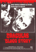Draculas Blood Story 1972 poster Christopher Lee Peter Cushing Alan Gibson Filmbolag: Hammer Films Hitta mer: Dracula