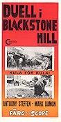 Duell i Blackstone Hill 1968 poster Anthony Steffen Mark Damon Rafael Romero Marchent Spanien