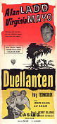 Duellanten (1953) Poster 30x70cm Alan Ladd/Virginia Mayo