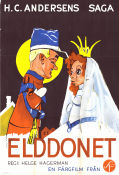 Elddonet 1951 poster Bengt Eklund Helge Hagerman Text: H C Andersen Animerat