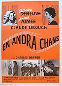 En andra chans (1980) Poster 70x100cm Claude Lelouch/Catherine Deneuve