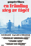 En främling steg av tåget 1974 poster Clu Gulager Ernst Günther Per Oscarsson Lars G Thelestam Tåg