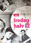 En fredag halv 12 1961 poster Nadja Tiller Rod Steiger Klockor