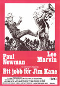Ett jobb för Jim Kane 1972 poster Paul Newman Lee Marvin Strother Martin Stuart Rosenberg