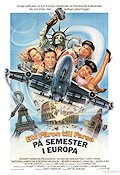 Ett p�ron till farsa p� semester i Europa (1985) Poster 70x100cm Chevy Chase/Eric Idle