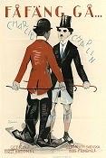 Fåfäng gå 1921 poster Charles Chaplin Edna Purviance Charlie Chaplin