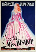 Farväl miss Bishop 1941 poster Martha Scott William Gargan Tay Garnett Eric Rohman art