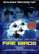Fire Birds 1990 poster Nicolas Cage Sean Young Tommy Lee Jones David Green Flyg