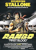 First Blood (1982) Poster France Sylvester Stallone/Rambo