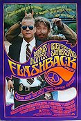 Flashback (1989) Poster 68x102cm USA Dennis Hopper/Kiefer Sutherland