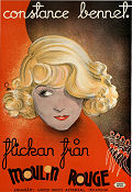 Flickan från Moulin Rouge 1934 poster Constance Bennett Franchot Tone Sidney Lanfield