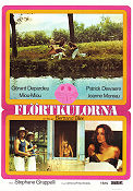 Flörtkulorna 1974 poster Gerard Depardieu Jeanne Moreau Brigitte Fossey Bertrand Blier