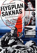Flygplan saknas 1965 poster Olle Johansson Text: Per Wahlöö Flyg