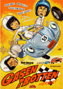 Gasen i botten Herbie 1969 poster Dean Jones Gasen i botten Herbie 1969 poster Dean Jones