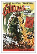Godzilla (1954) Poster reproduction Ishiro Honda