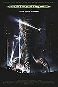 Godzilla (1997) Poster 68x102cm USA Matthew Broderick/Jean Reno