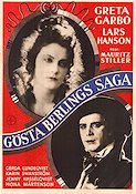 Gösta Berlings saga 1924 poster Greta Garbo Lars Hanson Mauritz Stiller Text: Selma Lagerlöf Hitta mer: Silent movie