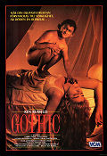 Gothic 1986 poster Gabriel Byrne Julian Sands Natasha Richardson Ken Russell