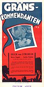 Gr�nskommendanten (1936) Poster 30x70cm Erich von Stroheim/Wera Engels