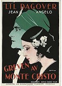 Greven av Monte Cristo 1929 poster Lil Dagover Jean Angelo