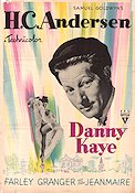 H C Andersen (1953) Poster 70x100cm Danny Kaye/Zizi Jeanmaire