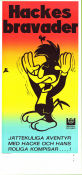 Hackes bravader 1973 poster Hacke Hackspett Woody Woodpecker Walter Lantz Animerat