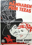 Hämnaren från Texas 1941 poster Cesar Romero Mary Beth Hughes