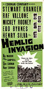 Hemlig invasion 1964 poster Stewart Granger Henry Silva Mickey Rooney Roger Corman