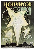 Hollywood 1937 poster Janet Gaynor Fredric March