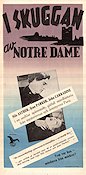 I skuggan av Notre Dame (1944) Poster 30x70cm John Carradine/Nils Asther/Jean Parker