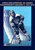 Ice Hockey World Championship Helsinki 1974 affisch Vintersport Affischen från: Finland