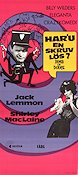 Irma la Douce (1963) Poster 30x70cm Jack Lemmon/Shirley MacLaine/Billy Wilder