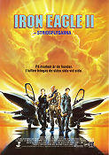 Iron Eagle 2 1988 poster Louis Gossett Mark Humphrey Stuart Margolin Sidney J Furie Flyg