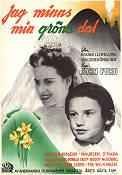 Jag minns min gröna dal 1942 poster Walter Pidgeon Maureen O´Hara John Ford Berg
