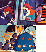 Jakten på skattkammarön 1971 lobbykort Hiroshi Ikeda Filmbolag: Toei Animation Animerat Filmen från: Japan
