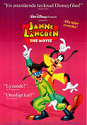 Janne L�ngben the Movie (1994) Poster 70x100cm L�ngben/Goofy