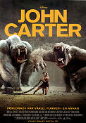 John Carter 2012 poster Taylor Kitsch Lynn Collins Willem Dafoe Andrew Stanton Från serier